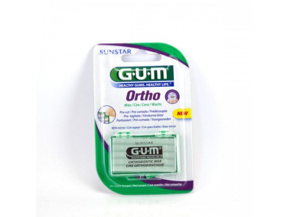 GUM ORTHODONTIC WAX, UNFLAVORED