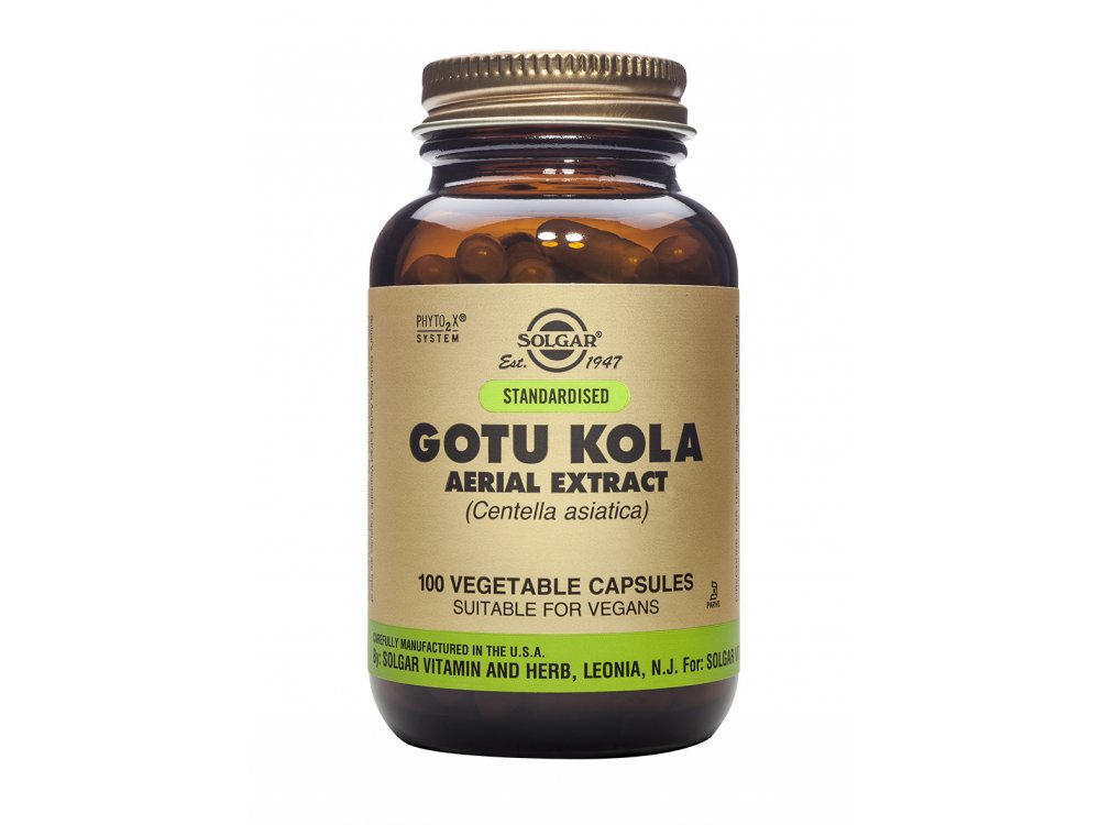Solgar Standardised Gotu Kola Aerial Extract 100 φυτικές κάψουλες