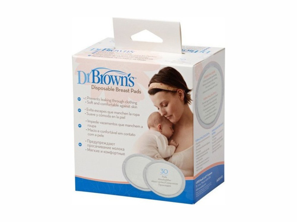 Dr Brown's Breast Pads, Επιθέματα Στήθους μιας Χρήσης, 30τμχ