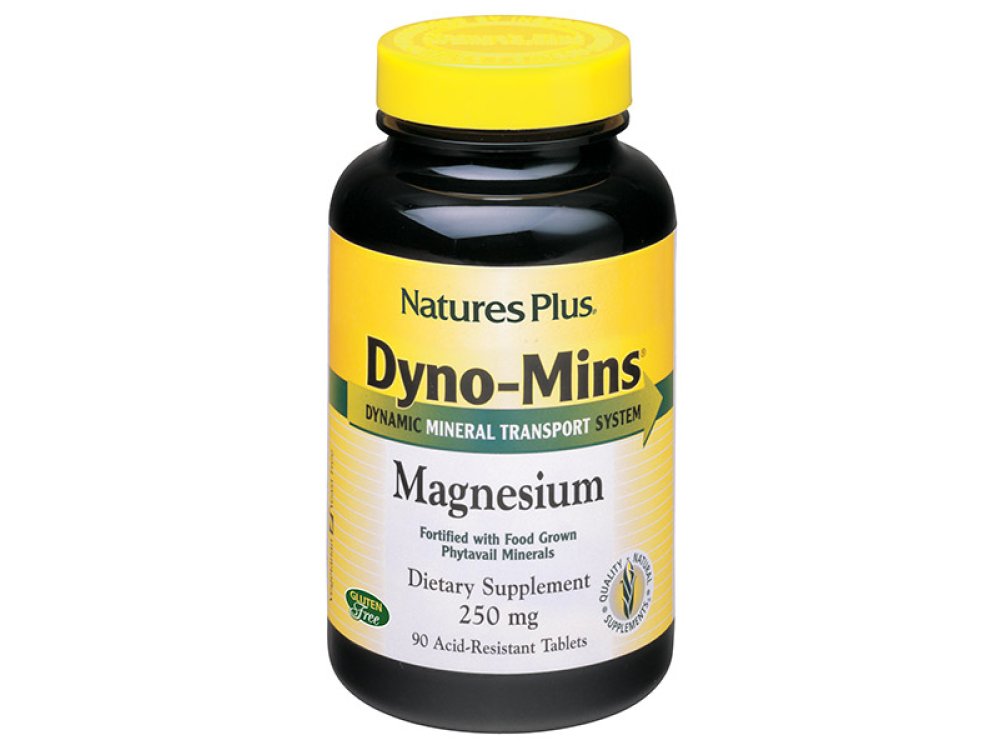 Nature's Plus Dyno-Mins Magnesium 250mg, 90 κάψουλες