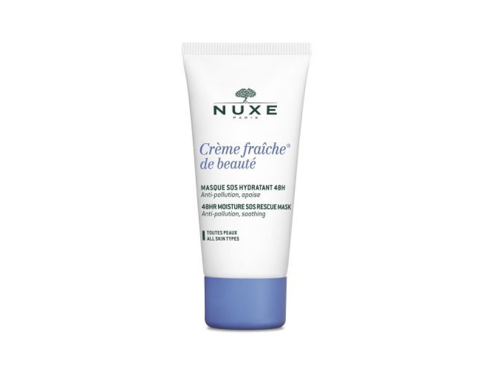 Nuxe Creme Fraiche de Beaute Masque SOS Hydratant 48h, Μάσκα 48ωρης Ενυδάτωσης με Καταπραϋντική Δράση 50ml
