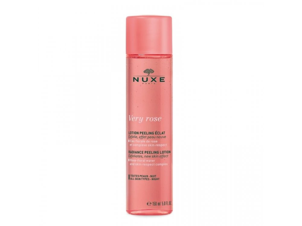 NUXE Very Rose Radiance Peeling Lotion Λοσιόν Απολέπισης για Λάμψη 150ml