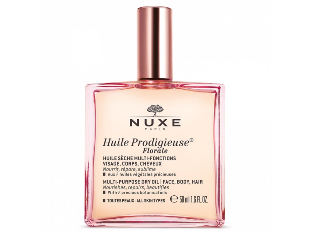 Nuxe Huile Prodigieuse Florale, Ξηρό Λάδι για Πρόσωπο, Σώμα & Μαλλιά με Λουλουδένιο Άρωμα, 50ml