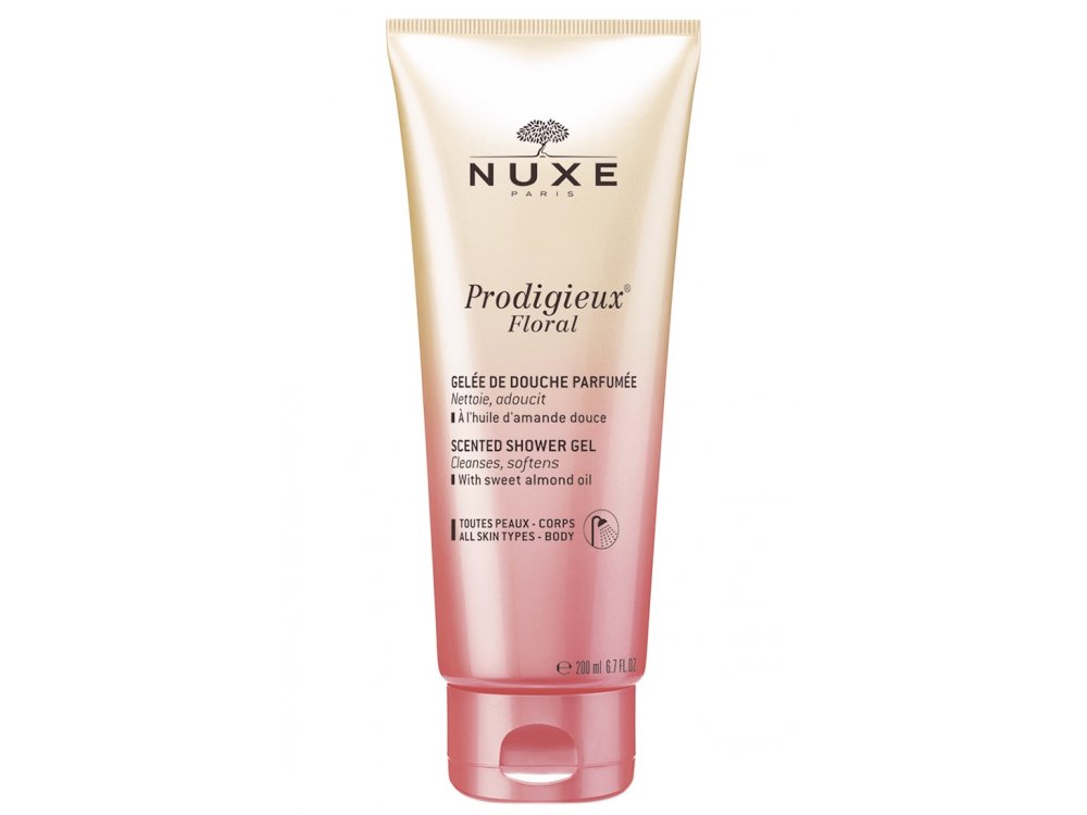 Nuxe Prodigieux Floral Scented Shower Gel, Αφρόλουτρο με Λουλουδένιο Άρωμα, 200ml