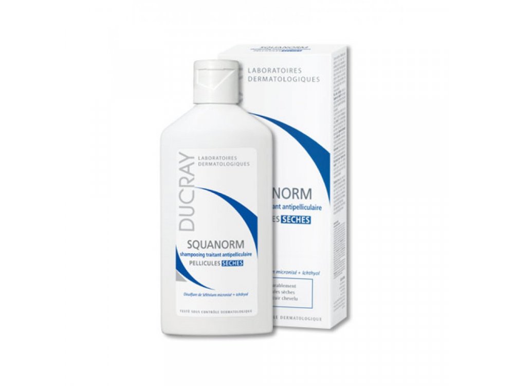 Ducray Shampooing Squanorm 200ml, Σαμπουάν Κατά της Ξηρής Πιτυρίδας