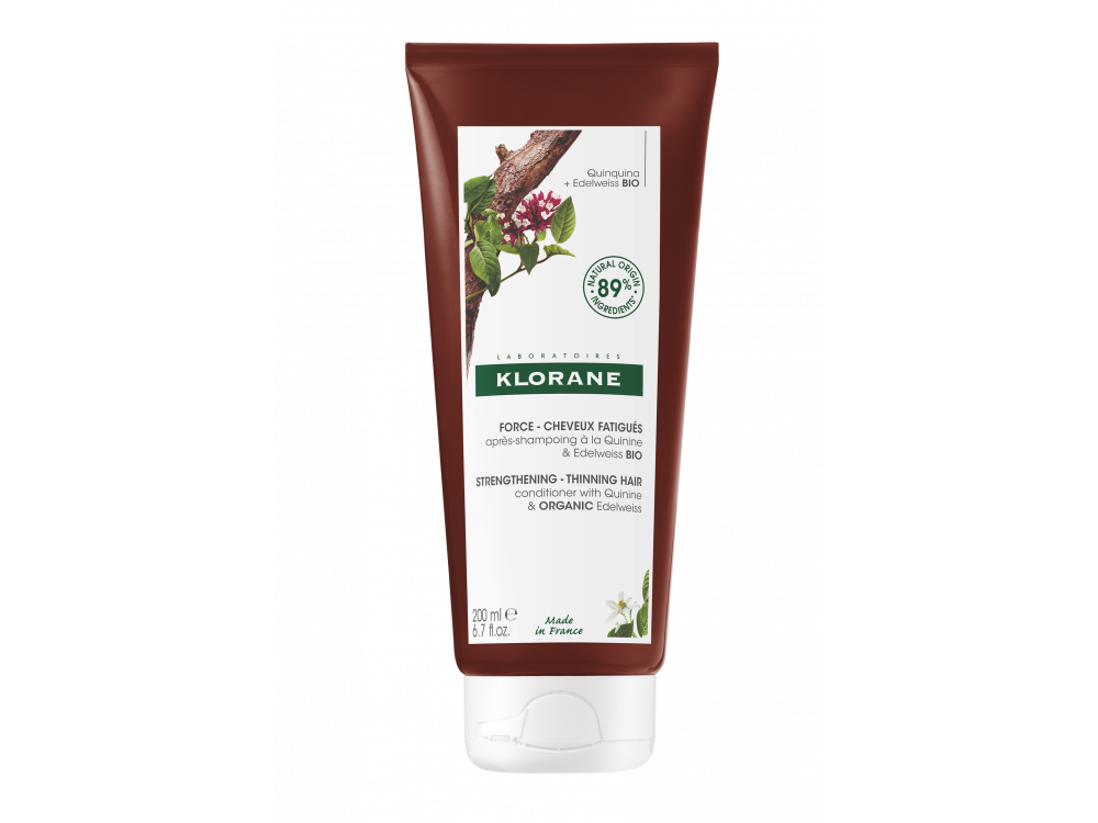 KLORANE Quinine Condiotioner Δυναμωτική &Τονωτική Μαλακτική Κρέμα Με Κινίνη, 200ml