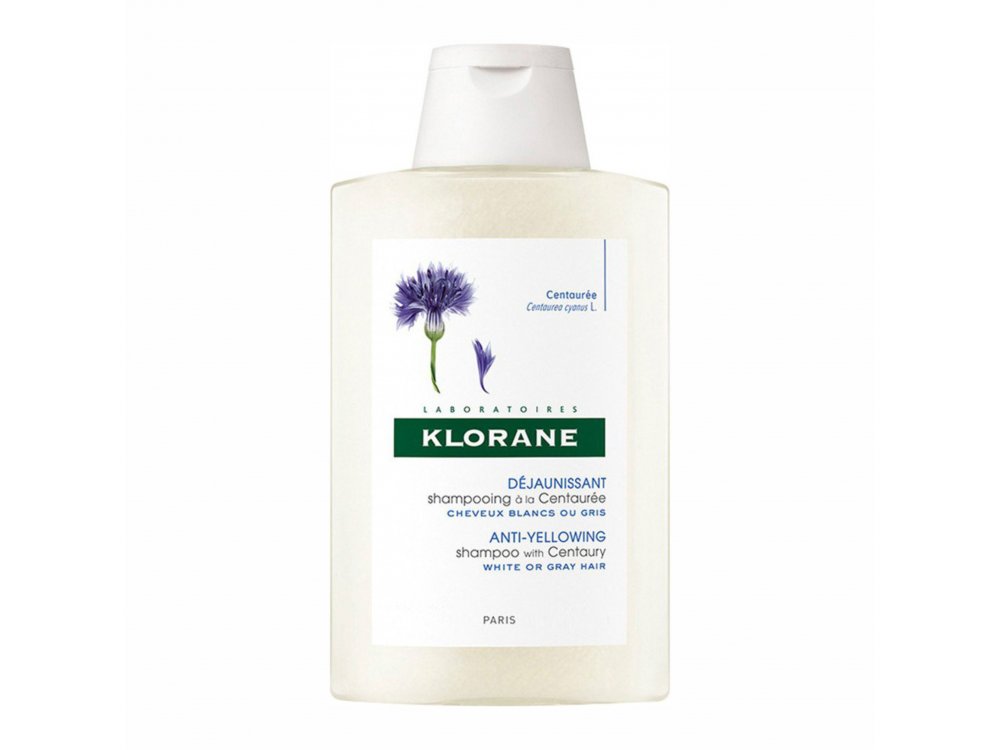 Klorane Centauree Σαμπουάν για Ασημένιες Ανταύγειες με Εκχύλισμα Κενταυρίδας, 400ml