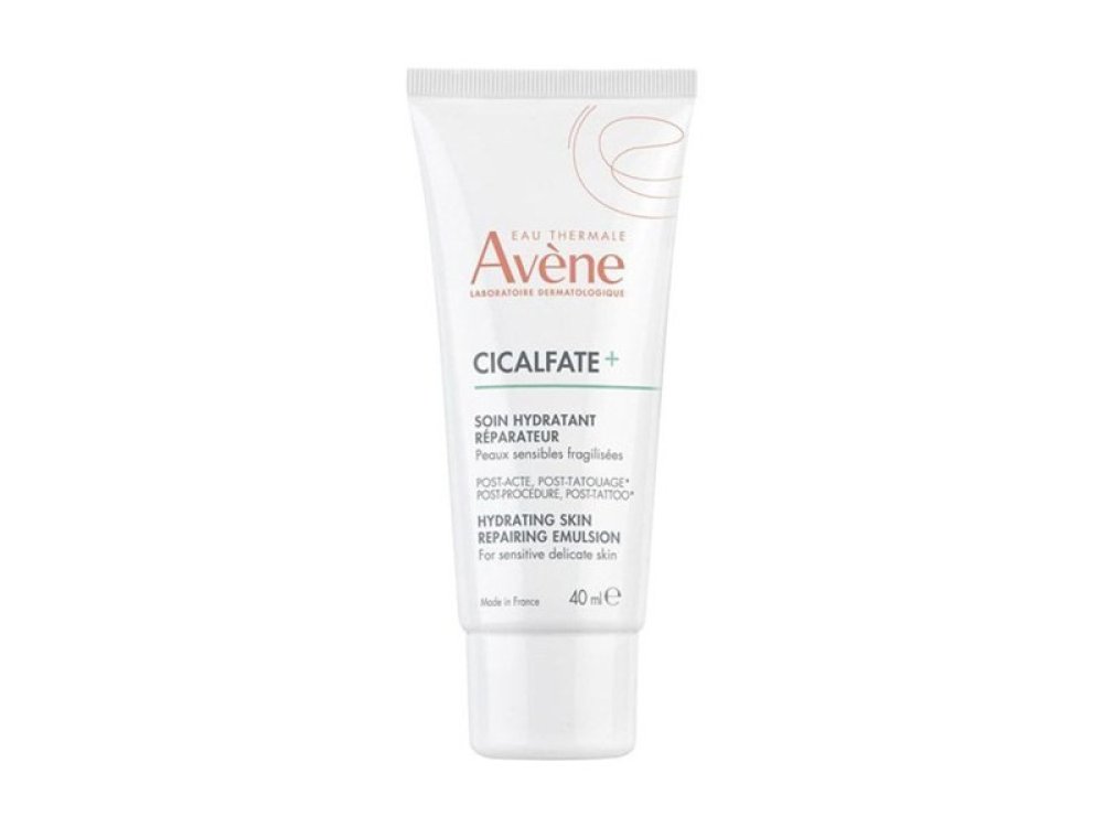 AVENE Cicalfate Emulsion Post-Acte Laser, Γαλάκτωμα Επανόρθωσης Μετά Από Δερματικές Πράξεις (Τατουάζ), 40ml