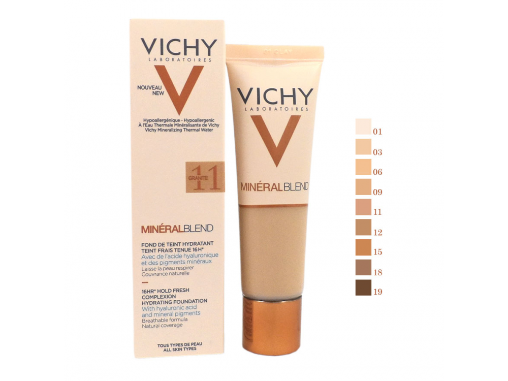 Vichy Mineralblend Fond De Teint Hydratant 11 GRANITE 30ml