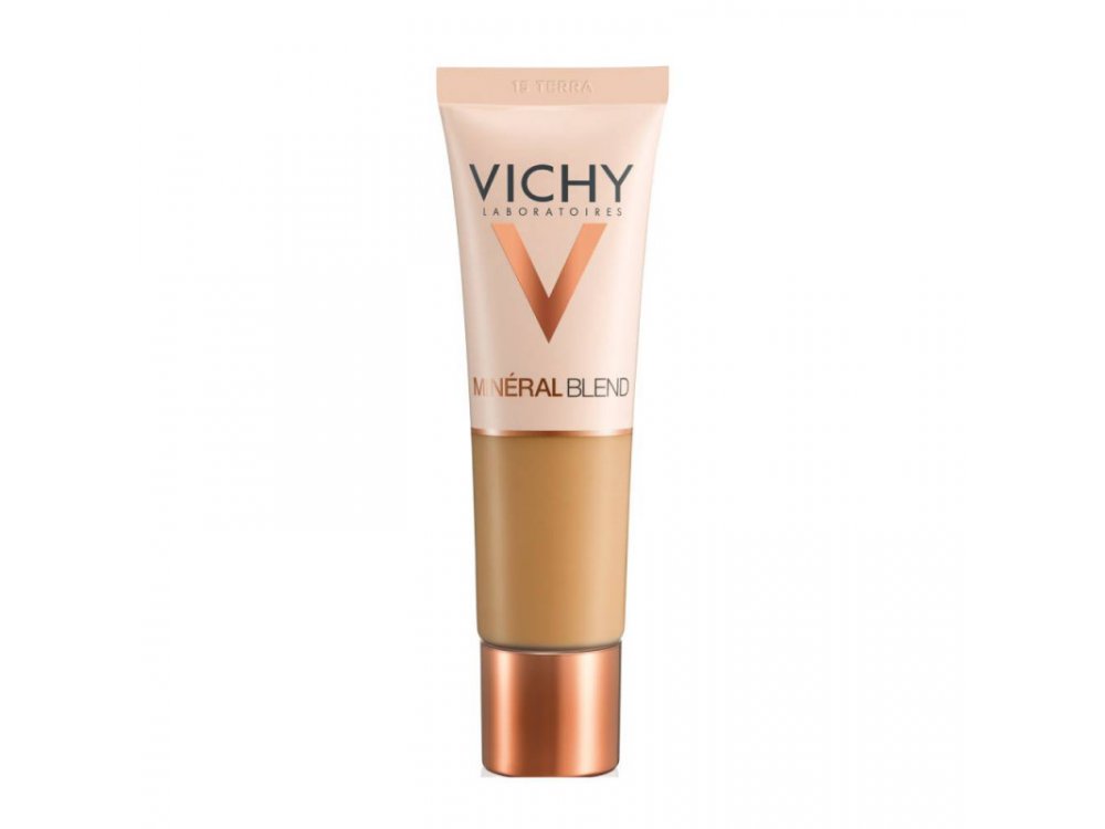 VICHY MINERALBLEND Hydrating Foundation 15 Terra, Ενυδατικό Foundation με Υδάτινη Βάση, 30ml