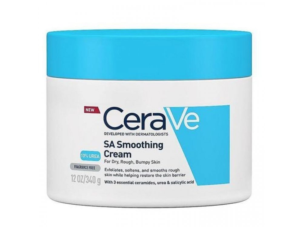 CeraVe SA Smoothing Cream 340g, Ενυδατική και απολεπιστική κρέμα