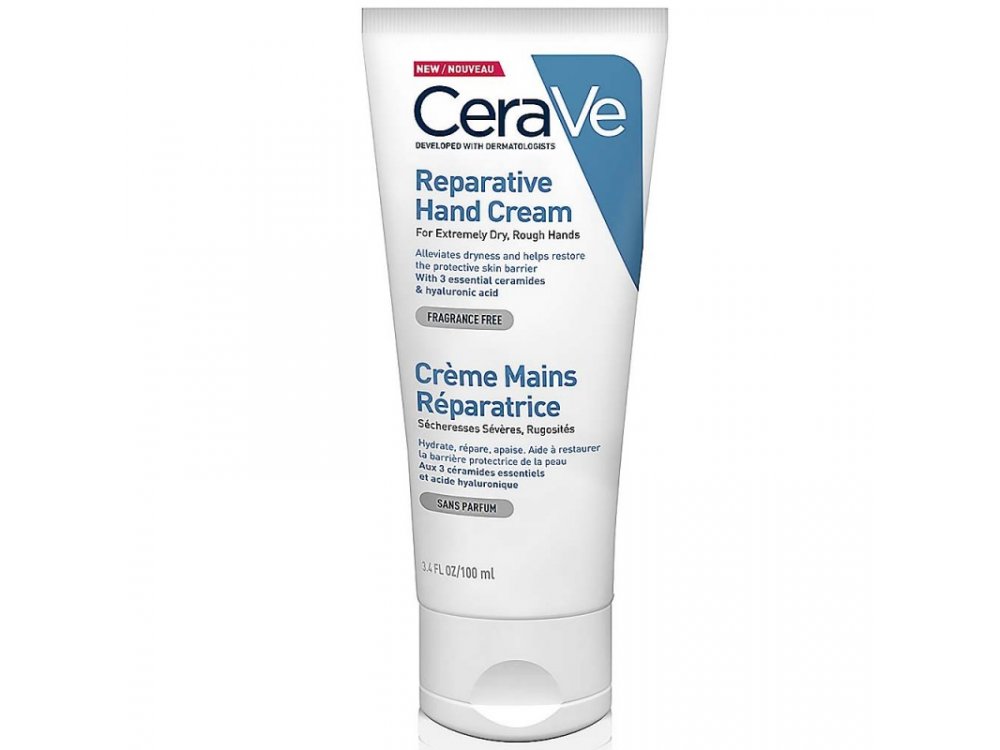 Cerave Reparative Hand Cream Επανορθωτική Κρέμα Χεριών (25% Δωρεάν Προϊόν), 100ml