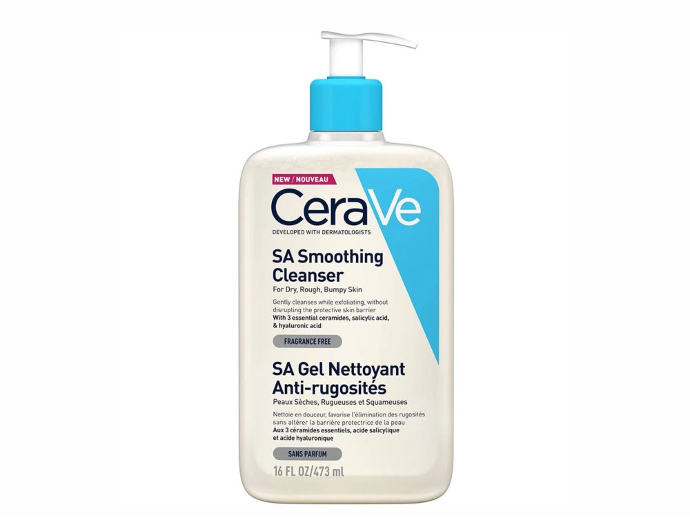 Cerave SA Smoothing Cleanser Gel, Τζελ Καθαρισμού Προσώπου Σώματος για Ξηρή Επιδερμίδα, 473ml