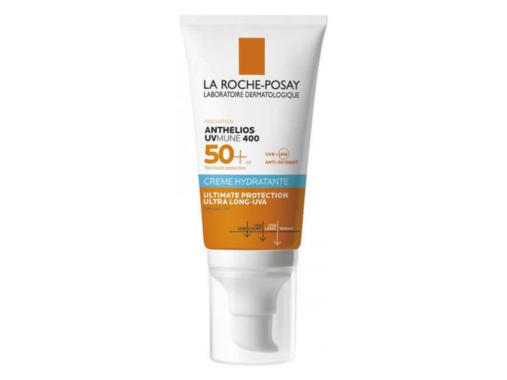 La Roche Posay Anthelios UVMune 400 SPF50+ Hydrating Cream Ενυδατική Αντηλιακή Κρέμα Προσώπου 50ml