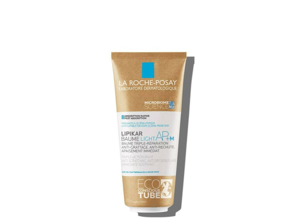 La Roche Posay Lipikar Baume Light AP+M, Βάλσαμο Προσώπου/Σώματος Κατά του Κνησμού Συσκευασία Eco Tube, 200ml
