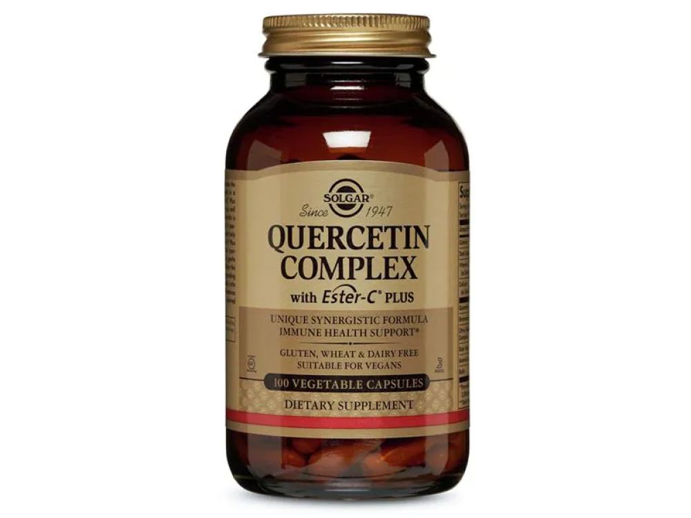 Solgar Quercetin Complex, Συμπλήρωμα Διατροφής για την Αντιμετώπιση των Αλλεργιών, 100veg.caps