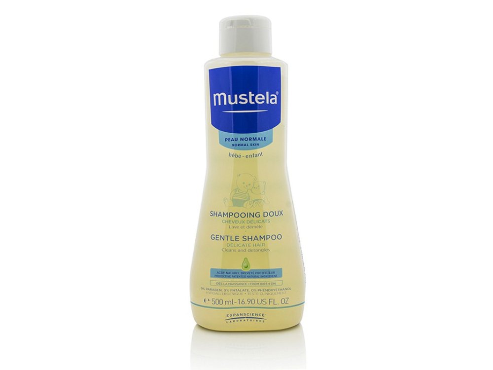 Mustela Gentle Shampoo Normal Skin, Απαλό Βρεφικό & Παιδικό Σαμπουάν 0m+ με Εκχύλισμα Χαμομηλιού, 500ml