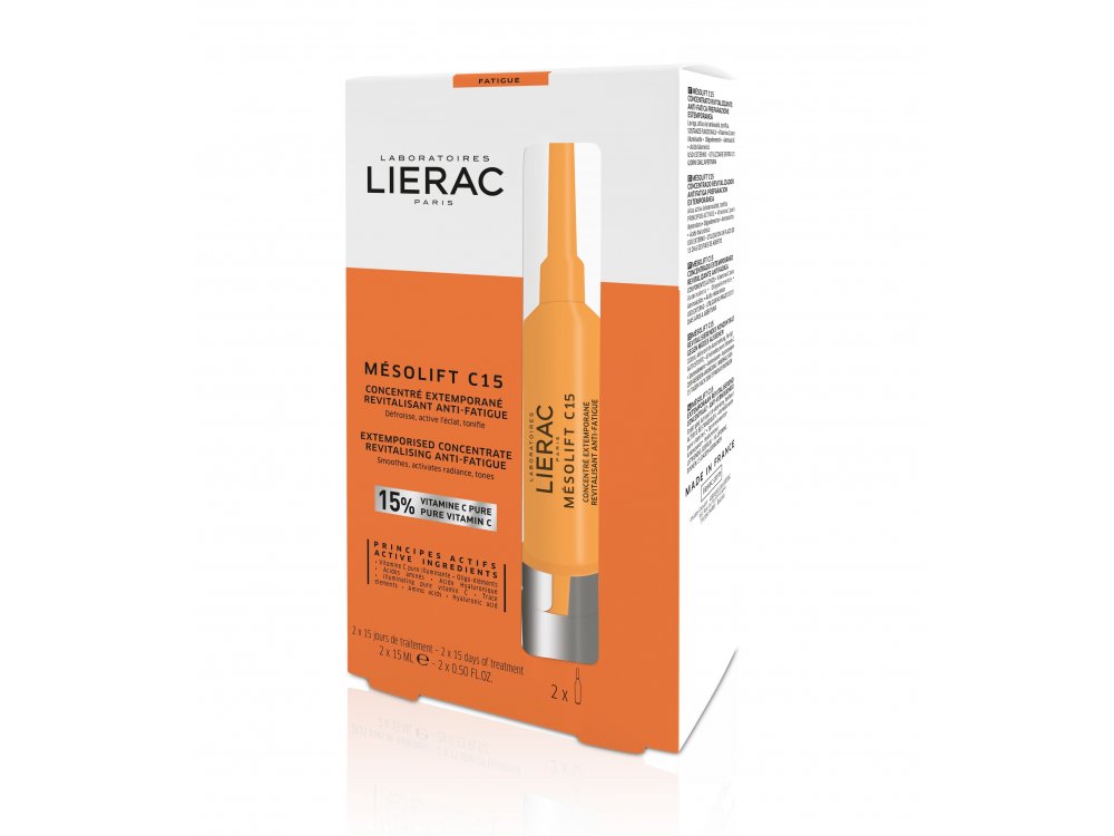 Lierac Mesolift C15 Extemporised Concentrate Revitalizing Anti-Fatigue για Λάμψη, Λείανση & Βελτίωση Όψης της