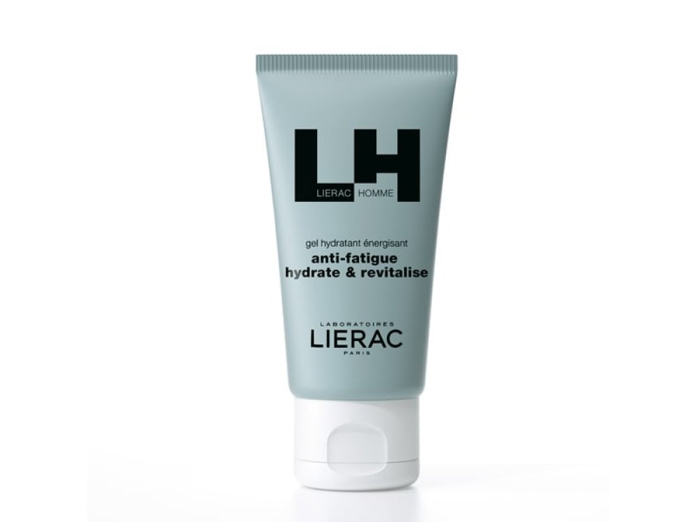 Lierac Homme Gel Anti-Fatigue Hydrate & Revitalise, Ανδρικό  Τζελ Για Τόνωση, Ενυδάτωση & Αναζωογόνηση, 50ml