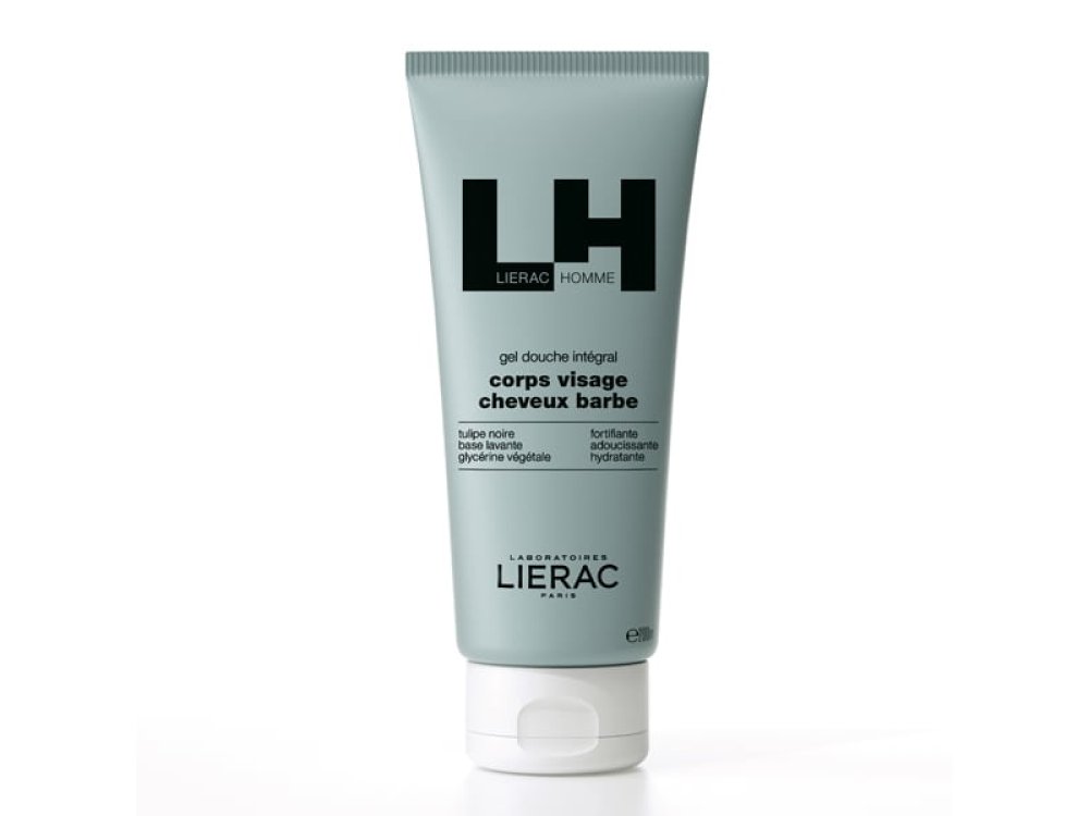 Lierac Homme Gel Douche Integral Τζελ Καθαρισμού για Σώμα, Πρόσωπο, Μαλλιά & Γένια, 200ml