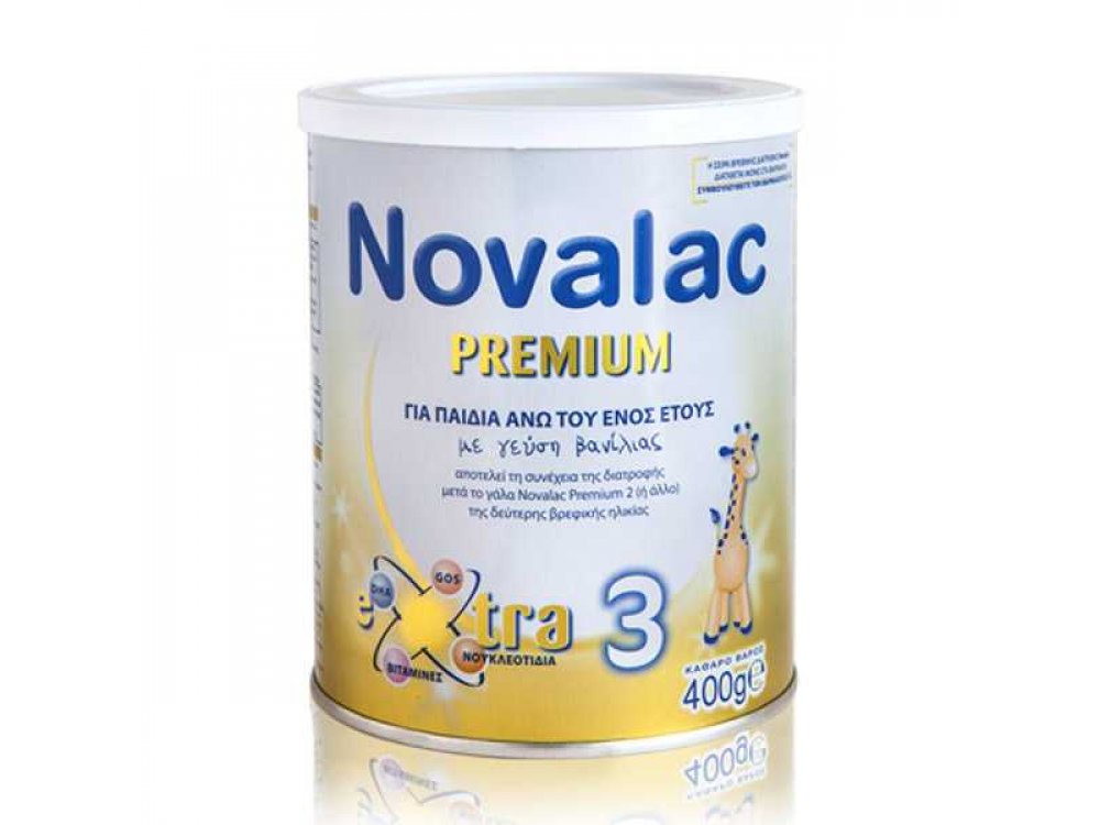 Novalac PREMIUM 3 με Συμβιοτικά. Εμπλουτισμένο με DHA & με Ουδέτερη Γεύση