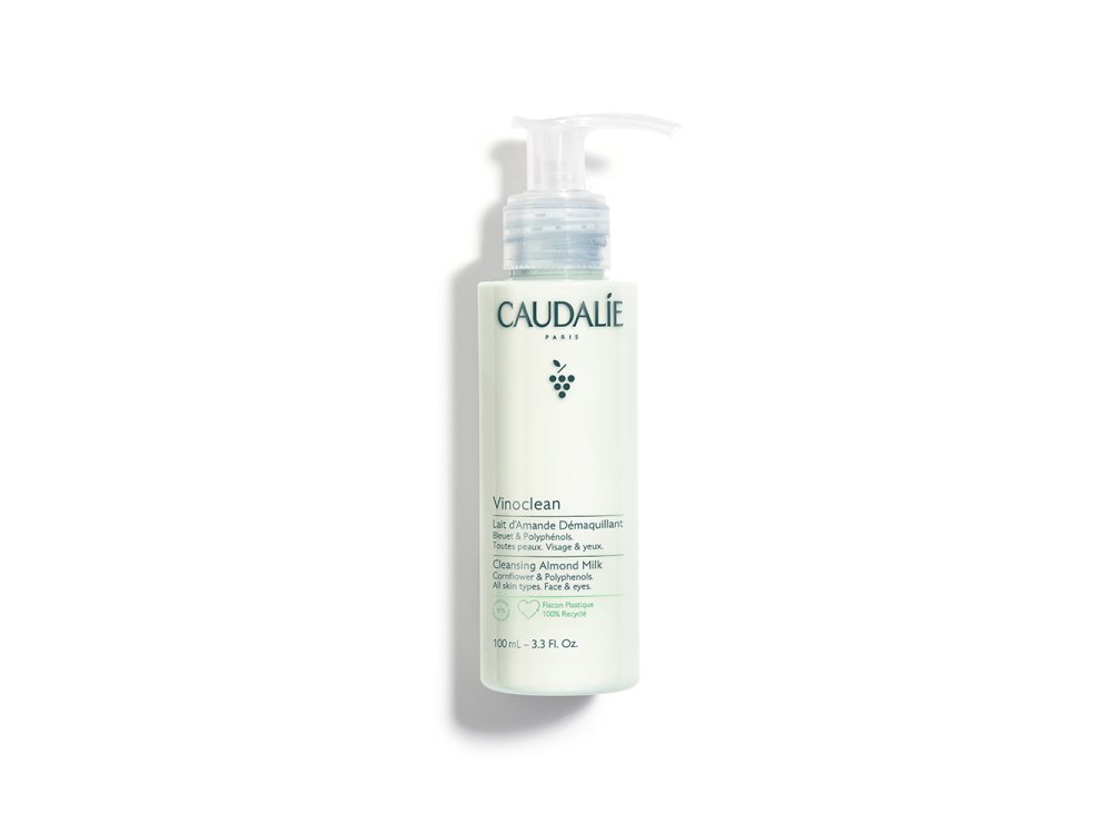 Caudalie Vinoclean Cleansing Almond Milk, Θρεπτικό & Καταπραϋντικό Γαλάκτωμα Καθαρισμού & Ντεμακιγιάζ Προσώπου, 100ml