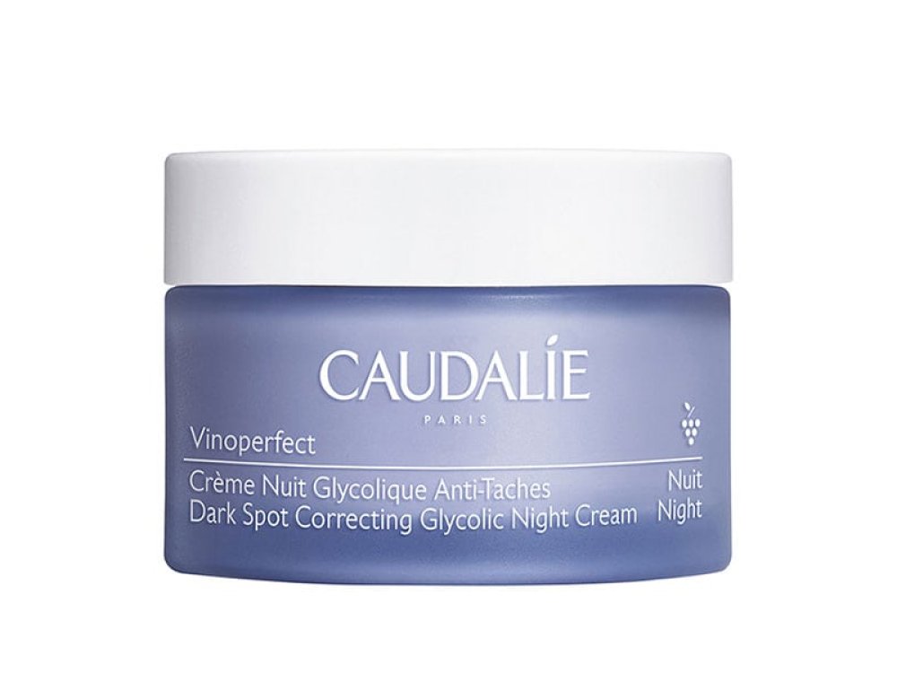Caudalie Vinoperfect Dark Spot Correcting Glycolic Night Cream, Κρέμα Νυκτός Χωρίς Άρωμα, για Λάμψη, Κατά των Κηλίδων, 50ml