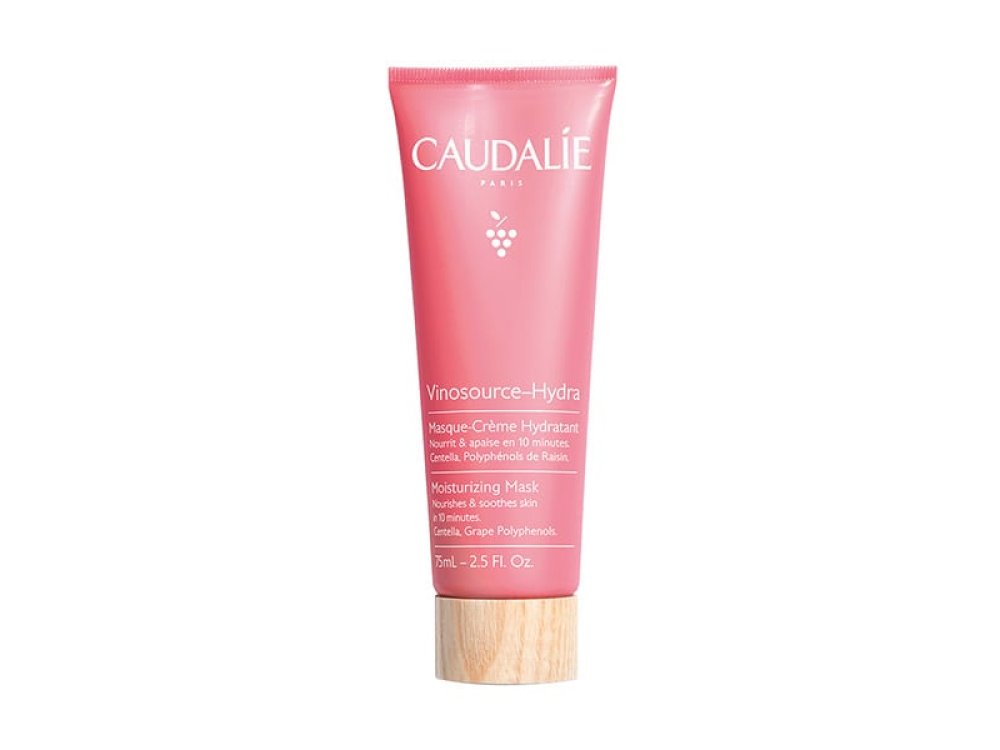 Caudalie Vinosource Hydra Moisturizing Mask, Ενυδατική Μάσκα Προσώπου, Εντατικής Θρέψης, 75ml