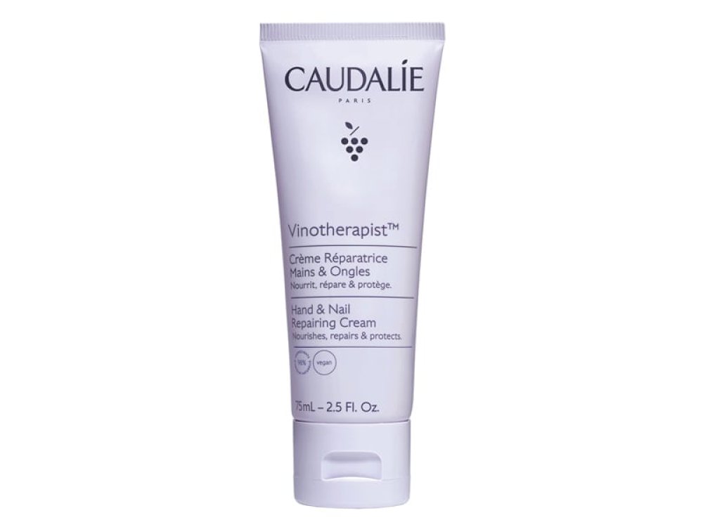 Caudalie Vinotherapist Hand & Nail Repairing Cream, Θρεπτική, Ενυδατική & Επανορθωτική Κρέμα Χεριών & Νυχιών, 75ml