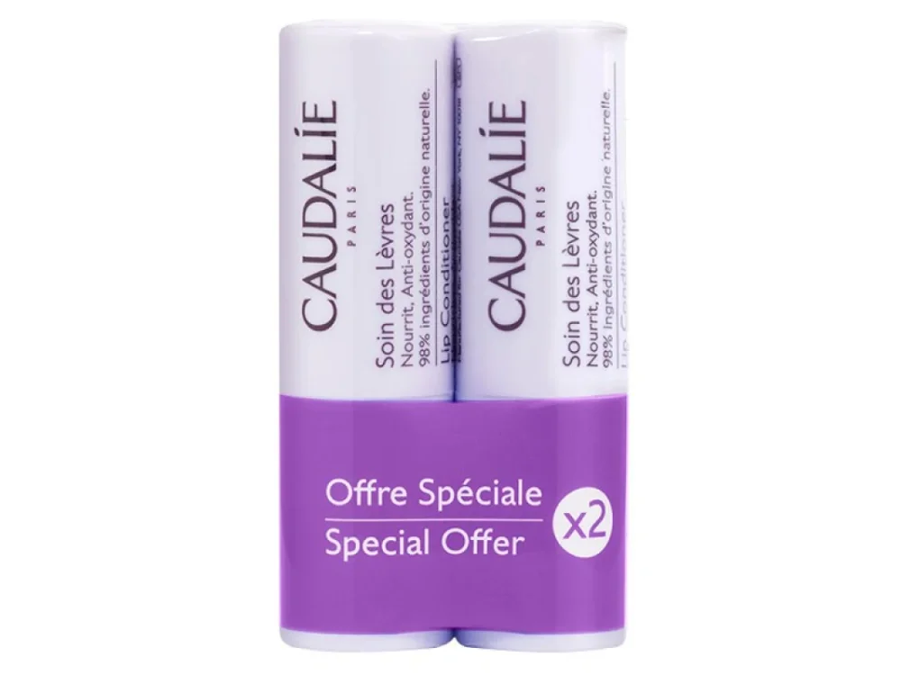 Caudalie Promo Lip Conditioner Ενυδατικό Χειλιών, 2x4,5gr
