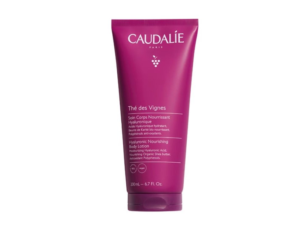 Caudalie The des Vignes Hyaluronic Nourishing Body Lotion, Ενυδατική Λοσιόν Σώματος με Υαλουρονικό Οξύ, 200ml