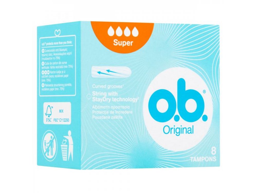 Ταμπόν O.B. - PROCOMFORT Super - 8pcs