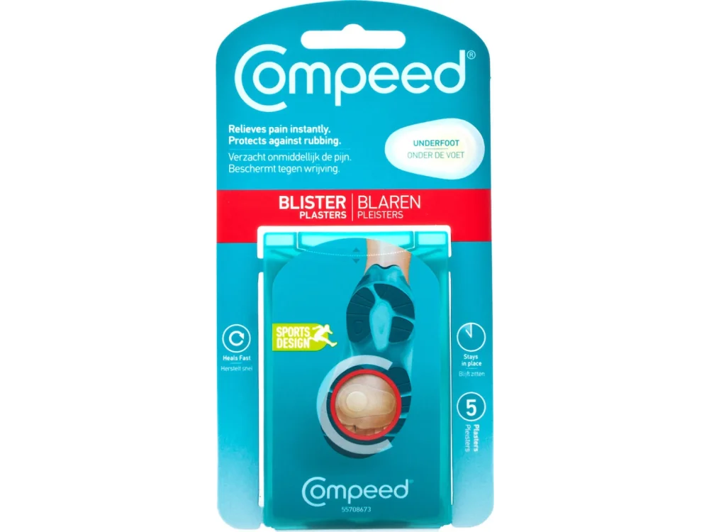 Compeed Επιθέματα για Φουσκάλες στο Κάτω Μέρος απο το Πέλμα. 5 τμχ
