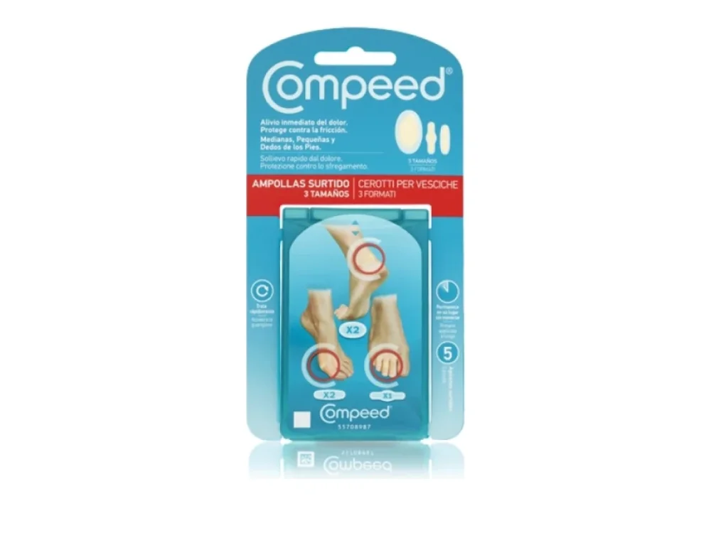 Compeed Σετ Επιθεμάτων για Φουσκάλες για Άμεση Ανακούφιση και Γρήγορη Επούλωση, 5τμχ