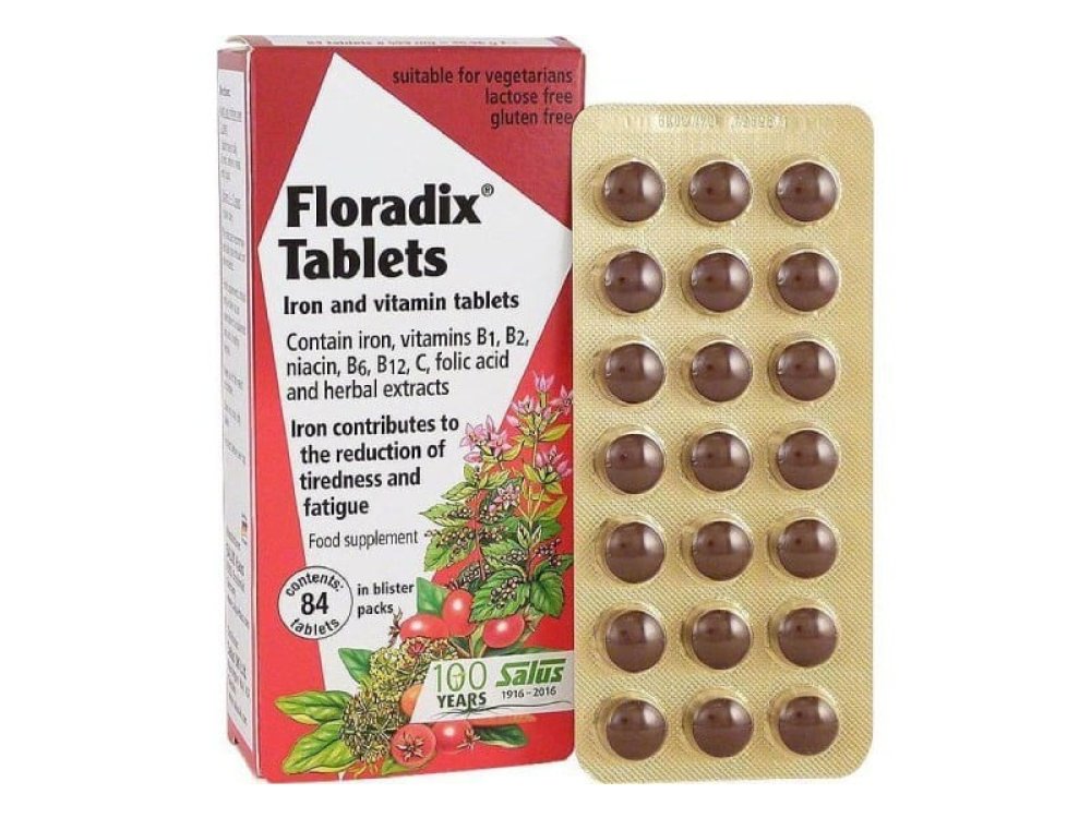 Power Health Floradix Tablets, Τονώνει τον γυναικείο οργανισμό, χαρίζει ζωντάνια & ενεργητικότητα.  84tabs