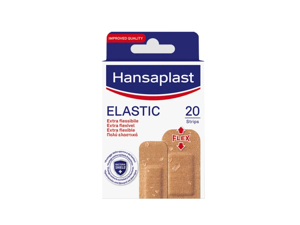 Hansaplast Elastic Επιθέματα για Πληγές Πολύ Ελαστικά, 20τεμ