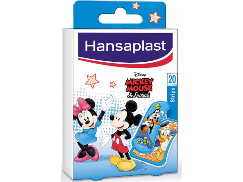 Hansaplast Disney Mickey & Friends Επιθέματα για τα Δάκτυλα 20 strips