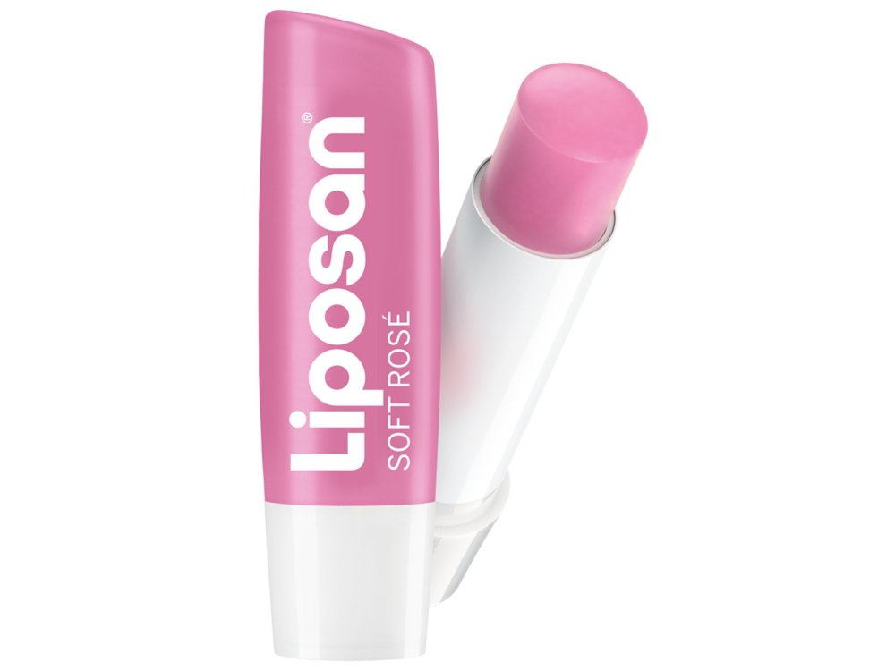 Liposan Soft Rose Caring Lip Balm Ενυδατικό Χειλιών για 24ωρη Ενυδάτωση, 4.8g