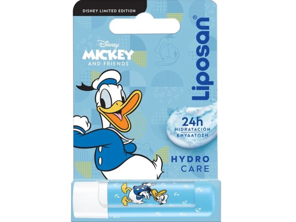 Liposan Disney Mickey Hydro Care Ενυδατικό Χειλιών για 24ωρη Ενυδάτωση, 4.8g