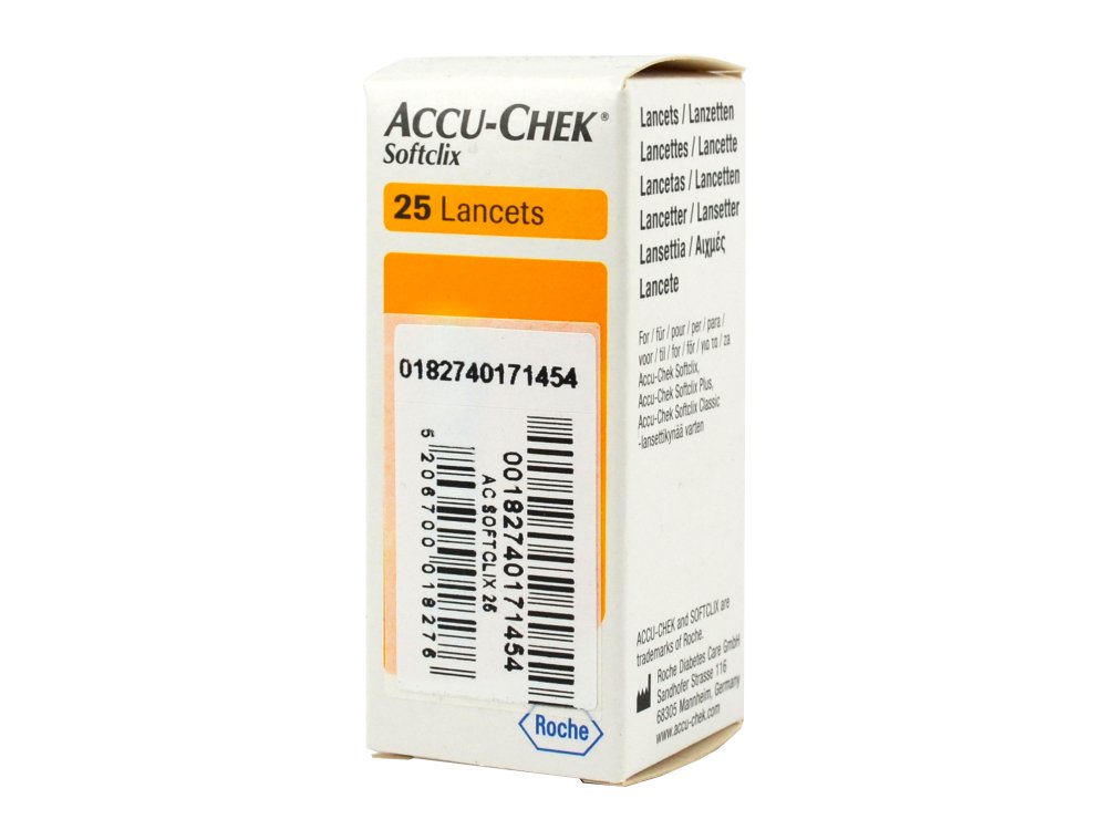 ROCHE ACCU-CHEK SOFTCLIX 25LANCETS