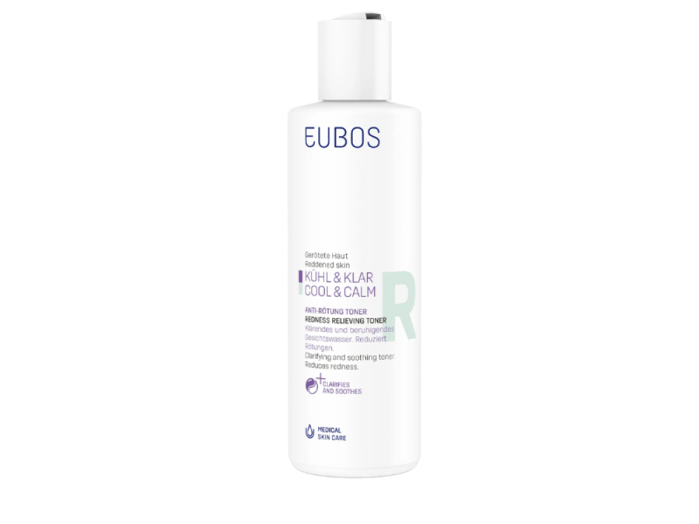 Eubos Cool & Calm Toner, Καταπραϋντικό Υγρό για την Αντιμετώπιση της Ερυθρότητας, 200ml