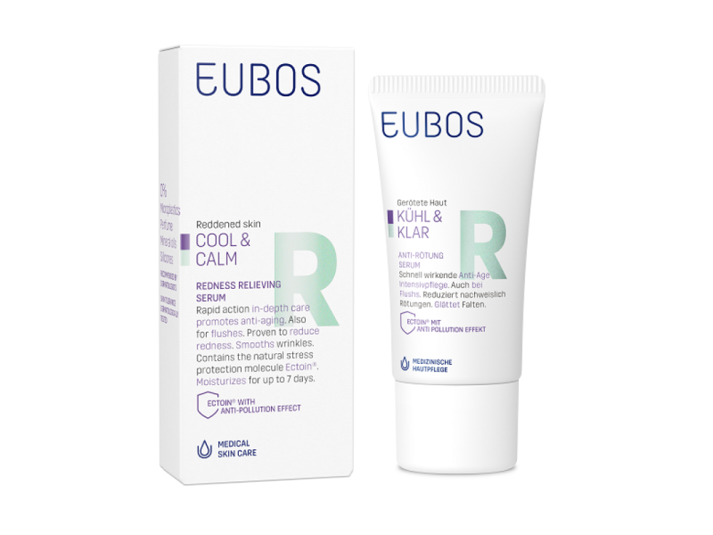EUBOS Cool & Calm Redness Relieving Serum, Ορός για την Αντιμετώπιση της Ερυθρότητας, 30ml