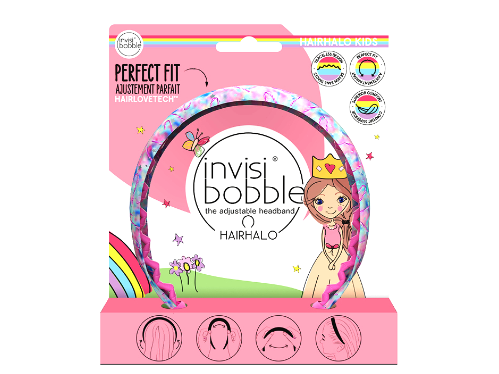 Invisibobble Kids Hairhalo Cotton Candy Dreams, Παιδική Στέκα Μαλλιών, 1τμχ