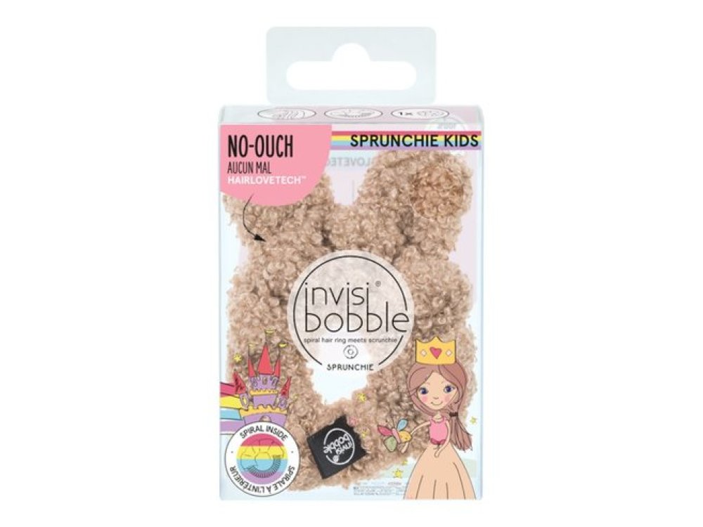 Invisibobble Kids Sprunchie Teddy, Παιδικό Λαστιχάκι για τα Μαλλιά Αρκουδάκι, 1τμχ