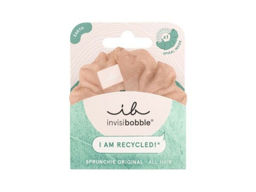 Invisibobble Sprunchie Original Earth Collection Recycling Rocks Λαστιχάκι Μαλλιών με Υφασμάτινη Επένδυση, 1τμχ