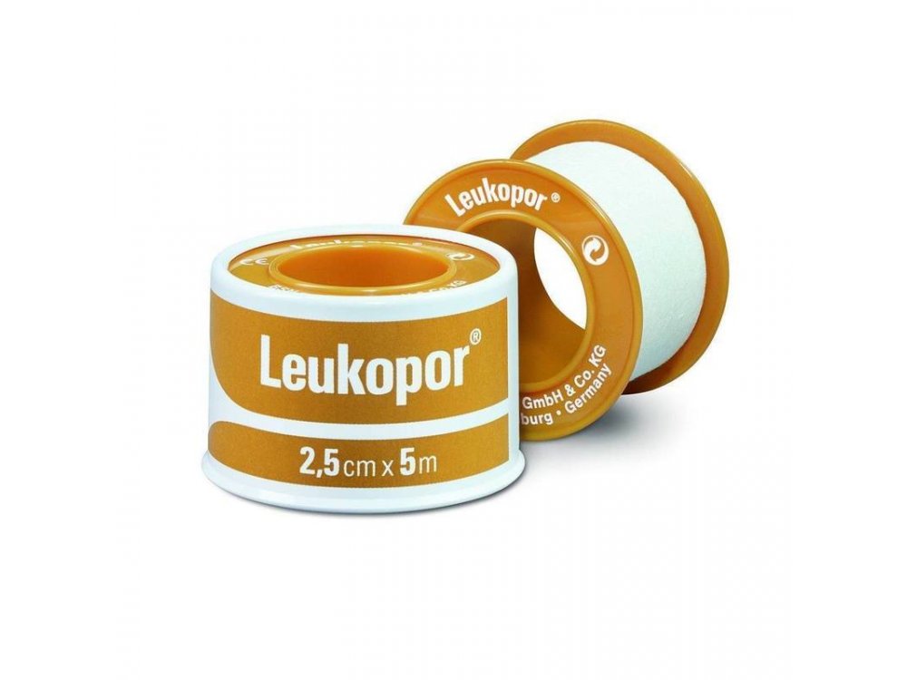 BSN Medical Leukopor 2.5cmx5m Αυτοκόλλητη Επιδεσμική Ταινία 1Τμχ