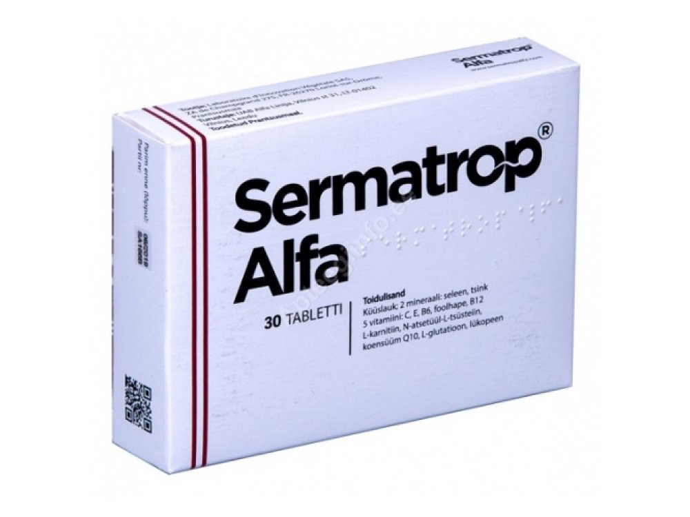Sermatrop Alfa 30tabs