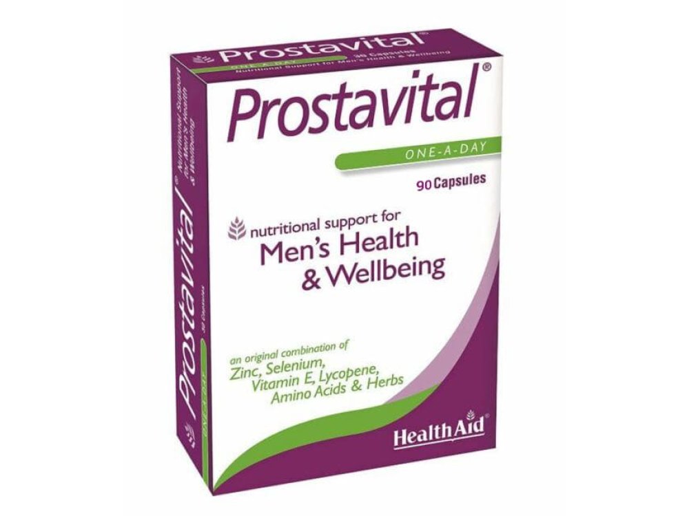 Health Aid Prostavital, Συμπλήρωμα για την Καλή Λειτουργία και την Υγεία του Προστάτη, 90caps