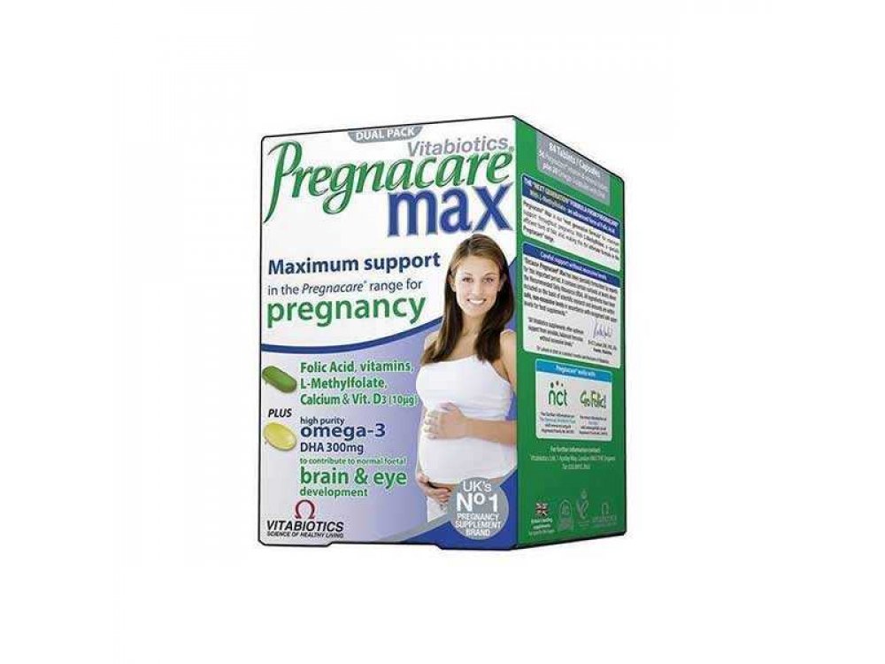 Vitabiotics Pregnacare Max Συμπλήρωμα κατά την Περίοδο της Εγκυμοσύνης, 56 tabs + 28 caps