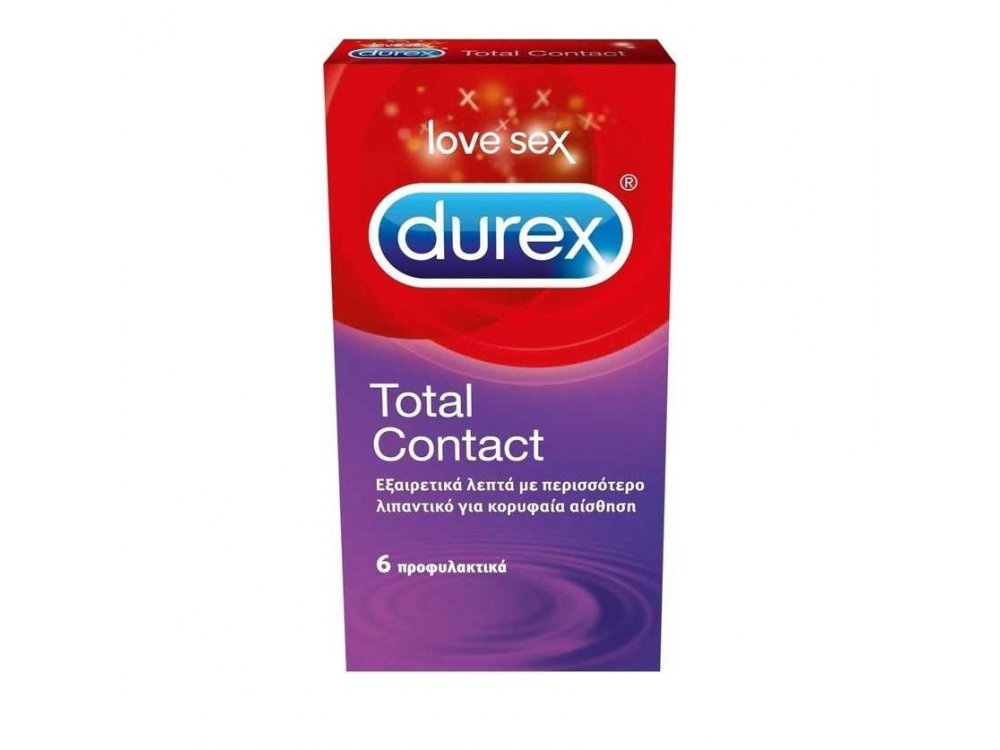 Durex Προφυλακτικά Total Contact 6 τεμάχια